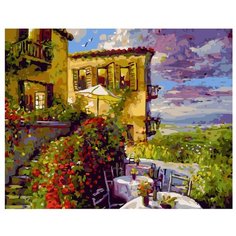 ВанГогВоМне Картина по номерам "Уютное кафе", 40х50 см (ZX 21378)