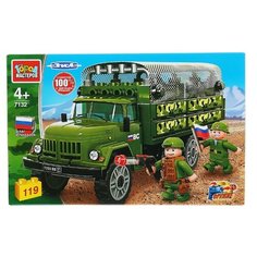 Конструктор ГОРОД МАСТЕРОВ Армия 7132 ЗИЛ-130 с тентом