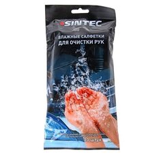 Влажные салфетки SINTEC для очистки рук, 30 шт.