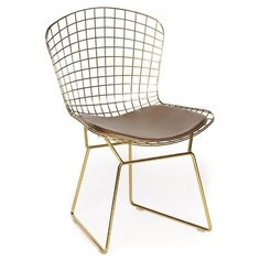 Комплект стульев TetChair Bazalt, металл, 2 шт., цвет: золото