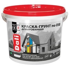 Краска акриловая DALI Краска-грунт по OSB матовая 12 кг 1 (A/BW)