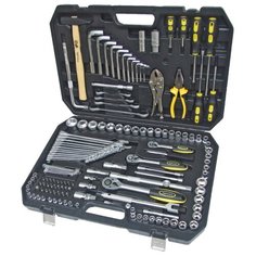 Набор инструментов Эврика (142 предм.) ER-80142 черный/серебристый