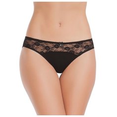 Vis-a-Vis Трусы слипы классические с кружевом, размер XXL, black