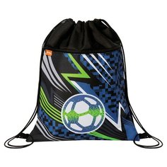 TIGER FAMILY Мешок для обуви Earnest Striking Football (20160/SF/B/TG) черный/синий/зеленый