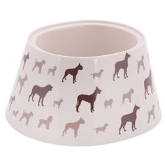 Миска ZOO PLAST Dogs 650 мл бежевый