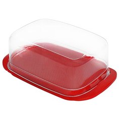 Масленка elfplast 269 с крышкой красный