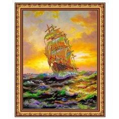 Светлица Набор для вышивания бисером Морской закат 38 х 48 см, бисер Чехия (494)