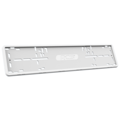 Рамка для номера RCS Силиконовая белый