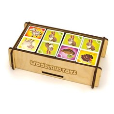 Настольная игра Woodland Домино Домашние животные