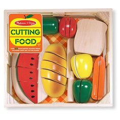 Набор продуктов с посудой Melissa & Doug Cutting Food 487 разноцветный