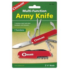 Нож многофункциональный Coghlans 9507 (7 функций) красный