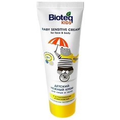 Bioteq Нежный крем с Д-пантенолом и маслом ши, ромашкой и васильком для лица и тела, 100 мл