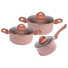Набор посуды Fissman Latte 4952 6 пр. бежевый