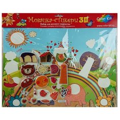 Color Kit Мозаика - стикеры 3D Радуга зверей (DF-A-6620)