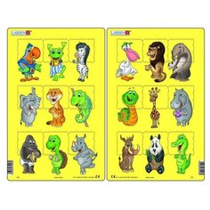 Набор рамок-вкладышей Larsen Животные 2 (N6)