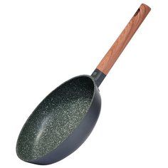 Сковорода Fissman Etna Stone 4261 24 см, серый/коричневый