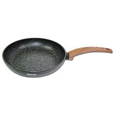 Сковорода Fissman Vesuvio Stone 4240 20 см, черный/коричневый