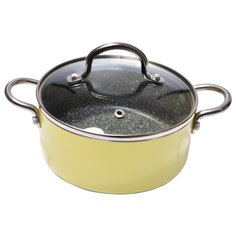 Кастрюля Fissman Mini Chef 1,3 л, желтый