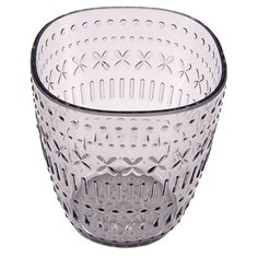 Fissman Стакан 350 мл прозрачный/серый