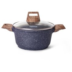 Кастрюля Fissman Tiny Chef 0,9 л, темно-серый