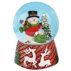 Снежный шар Новогодняя Сказка Новогодний (973188) зеленый/красный/голубой