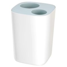 Ведро Joseph Joseph Split Bathroom Waste Separation Bin, 8 л белый/голубой