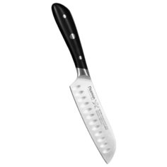 Fissman Нож сантоку Hattori 13 см черный