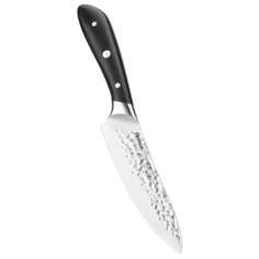 Fissman Нож поварской Hattori hammered 15 см черный