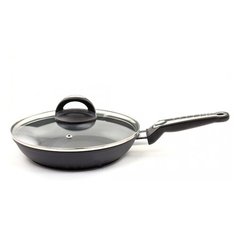Сковорода Maestro MR1207-24 24 см с крышкой, черный