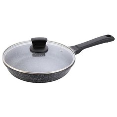 Сковорода Maestro MR1225-28 28 см с крышкой, черный