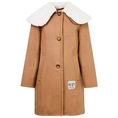 Пальто N° 21 N21453 N0025 размер 140, коричневый