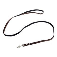 Поводок для собак Пижон 1613453/1613459 коричневый 1.37 м 10 мм