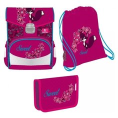 Belmil Ранец Click Forest Foxy с наполнением, розовый/фиолетовый