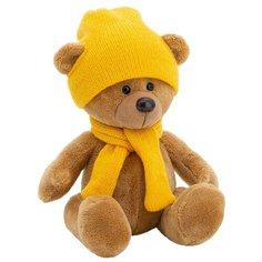 Мягкая игрушка Orange Toys Медведь Топтыжкин коричневый в шапке и шарфе 25 см