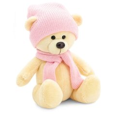Мягкая игрушка Orange Toys Медведь Топтыжкин желтый в шапке и шарфе 25 см