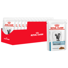 Корм для кошек Royal Canin Sensitivity при проблемах с ЖКТ, для профилактики МКБ, при аллергии, с курицей и с рисом 12шт. х 85 г