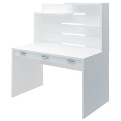 Компьютерный стол Мэрдэс Домино Нельсон СП-82, 131.8х68 см, цвет: белый жемчуг Merdes