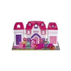 S+S Toys кукольный домик 100697130, бело-розовый