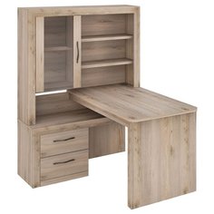 Компьютерный стол угловой Мэрдэс Nobile СТУ, 140х120 см, угол: слева, цвет: нельсон Merdes