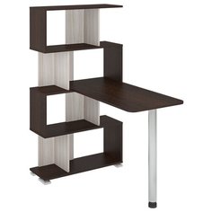 Компьютерный стол Мэрдэс Домино СЛ-5-4СТ, 75х109.9 см, цвет: венге/карамель/венге Merdes