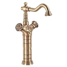 Смеситель для раковины (умывальника) Bronze de Luxe 10219 двухрычажный