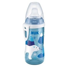 Поильник-непроливайка NUK First Choice Active, 300 мл Белый медведь
