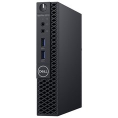 Настольный компьютер DELL Optiplex 3070 Micro (3070-4739) Micro-Tower/Intel Core i3-9100T/8 ГБ/256 ГБ SSD/Intel UHD Graphics 630/Windows 10 Pro черный