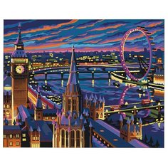 Мосфа Картина по номерам "Ночной Лондон" 40х50 см (7C-0204)