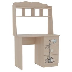 Компьютерный стол MEBELSON Амели, 100х60 см, цвет: дуб млечный