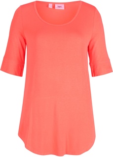 Удлиненная вискозная футболка Bonprix