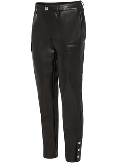 Брюки из искусственной кожи Bonprix