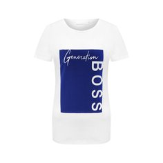 Хлопковая футболка BOSS