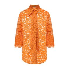 Блузка из вискозы и хлопка Valentino