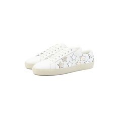 Кожаные кеды Saint Laurent
